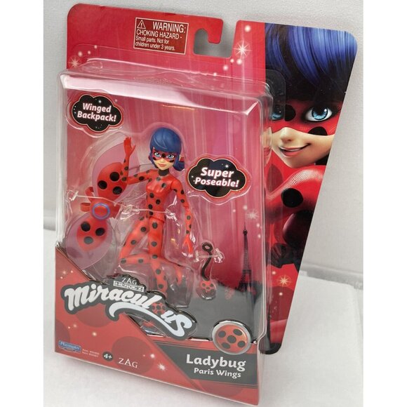 Miraculous Ladybug Paris Wings Action Figure 5” - Picture 2 of 5